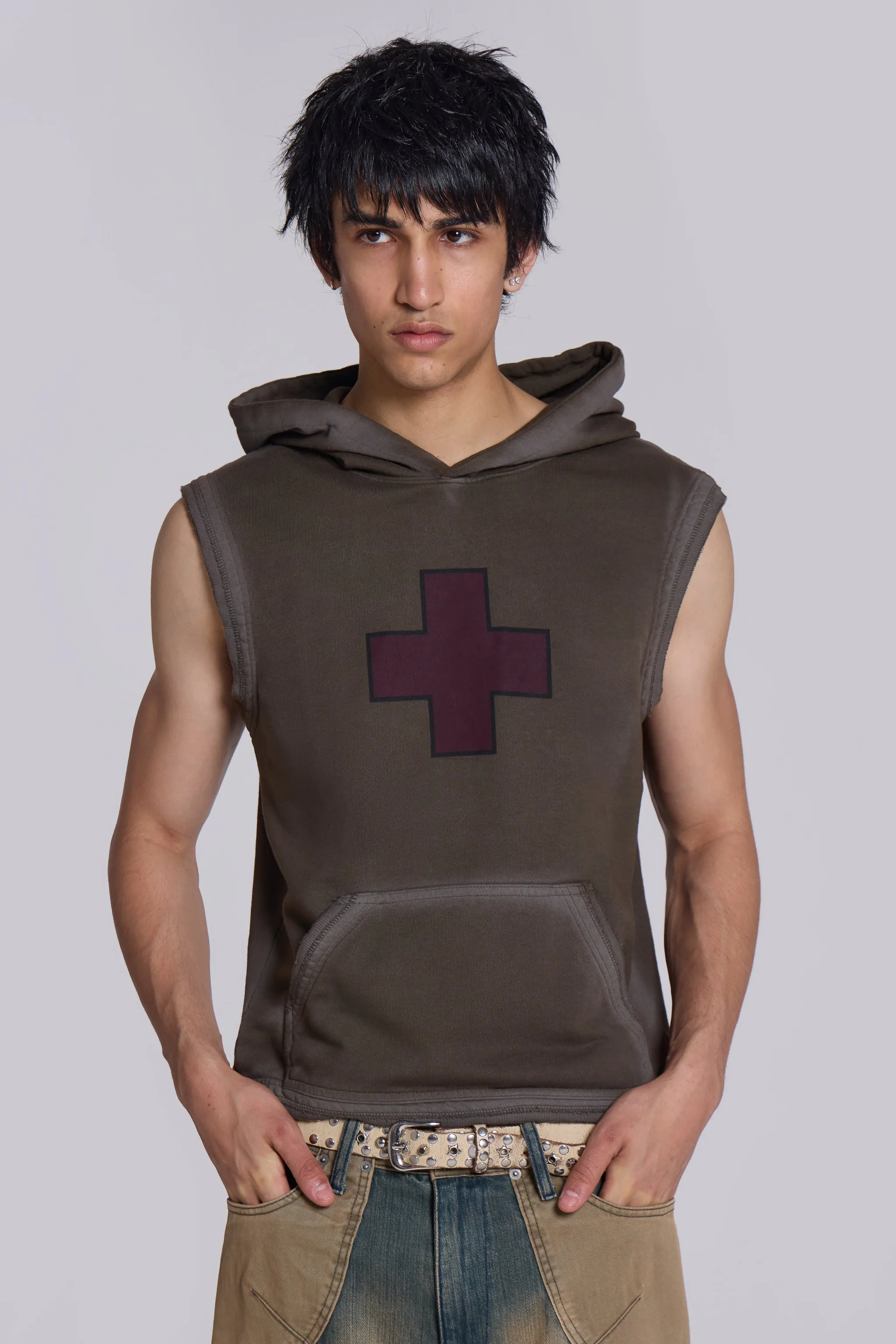 Anti Sleeveless Hoodie