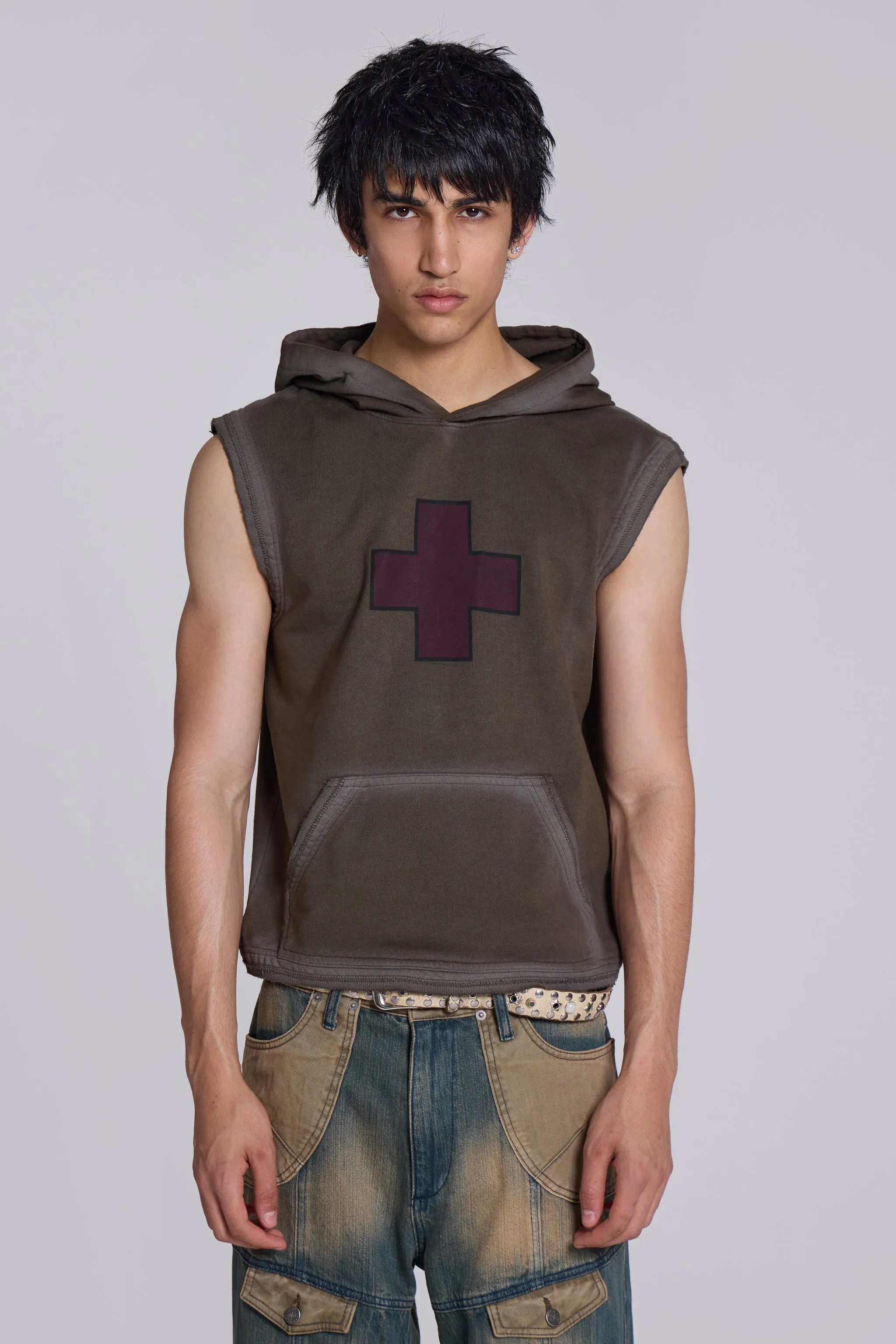 Anti Sleeveless Hoodie