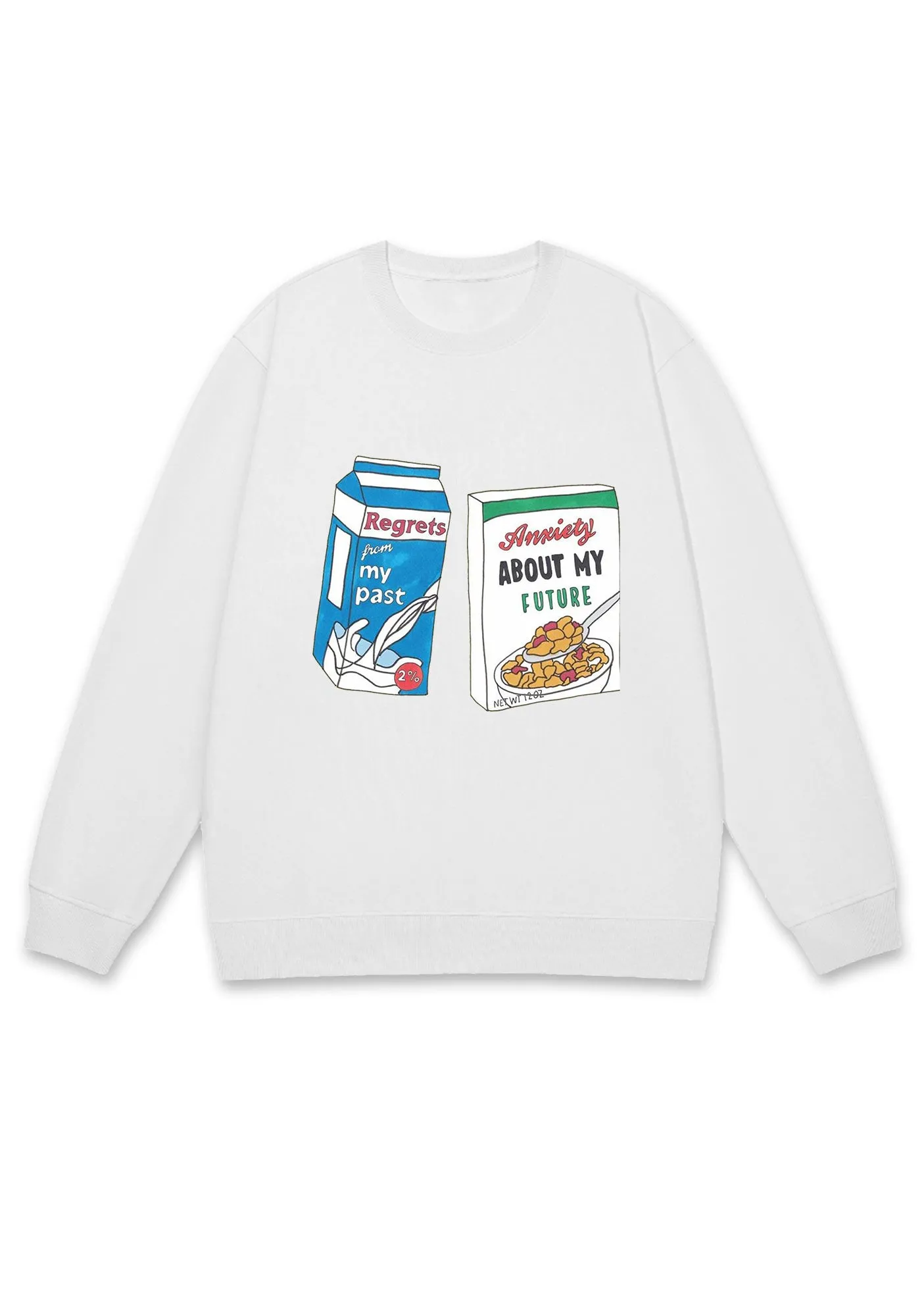 Anxiety About My Future Y2K Sweatshirt