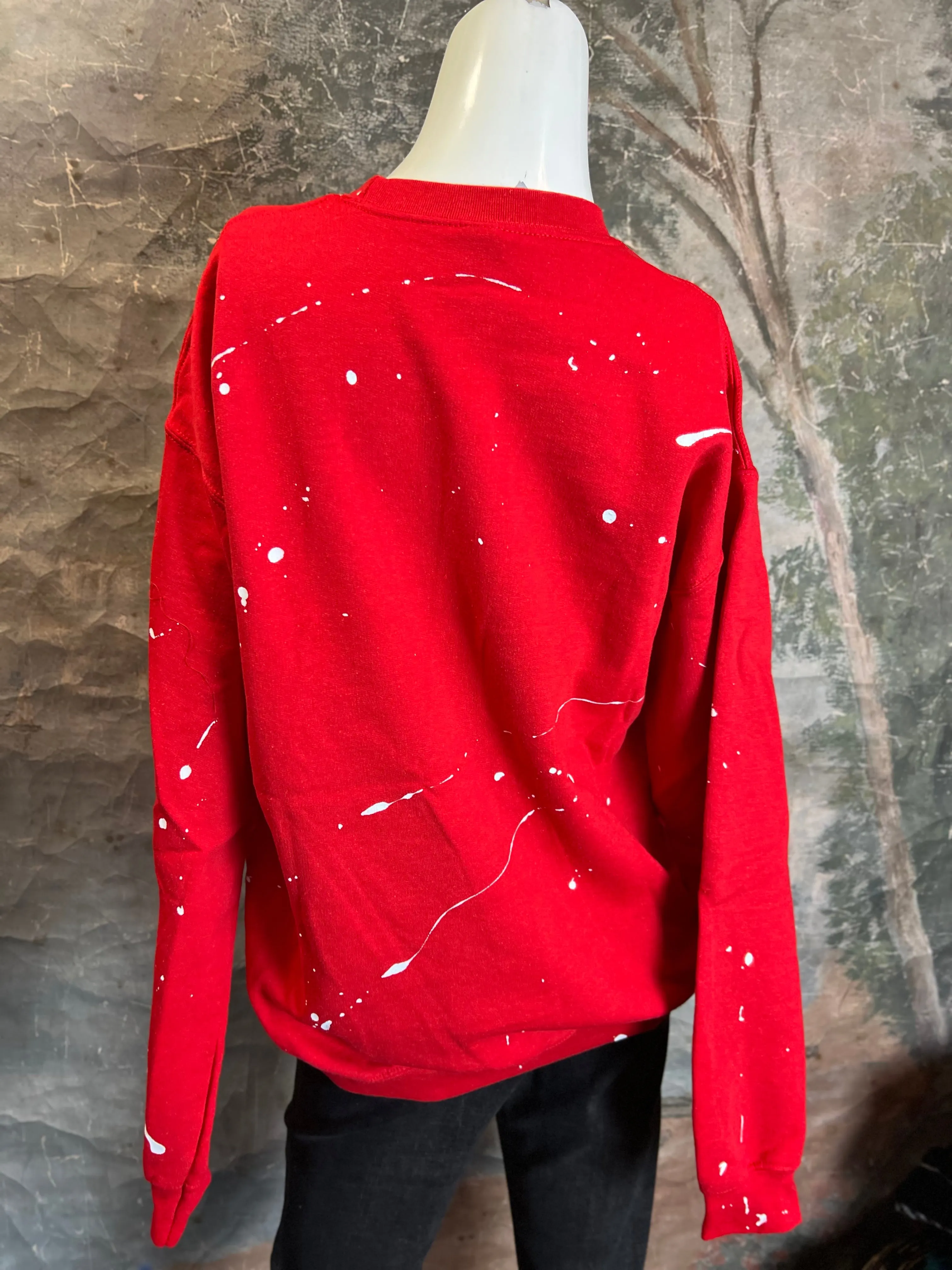 Artisan Santa Sweatshirt-Paint