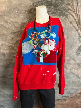 Artisan Santa Sweatshirt-Paint