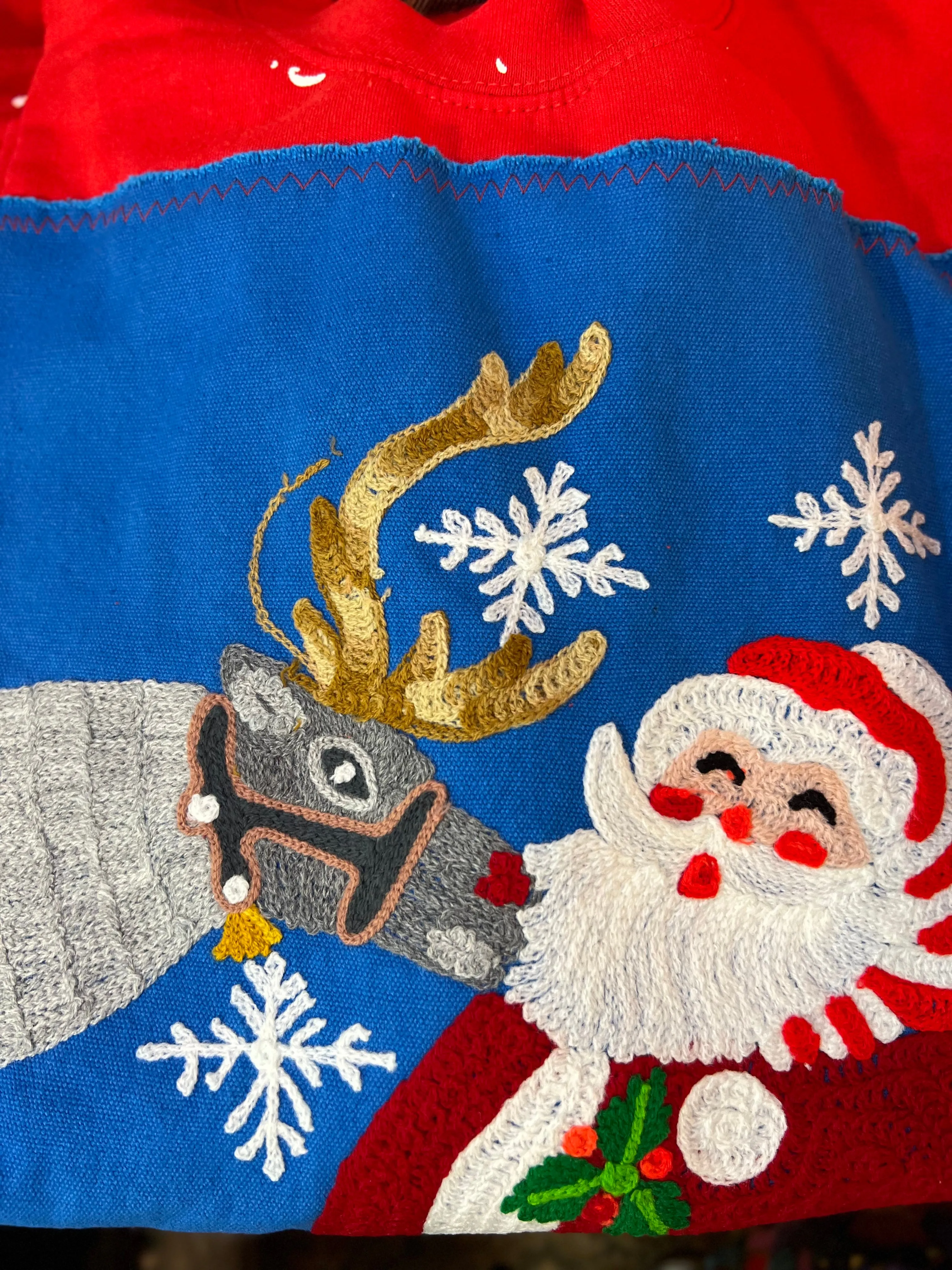 Artisan Santa Sweatshirt-Paint