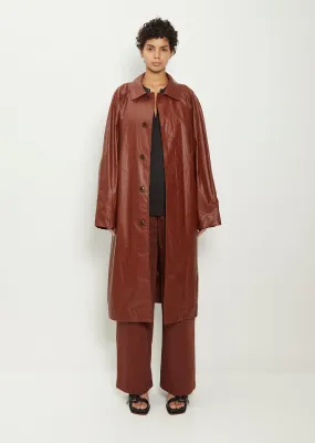 Belted Cotton Raincoat