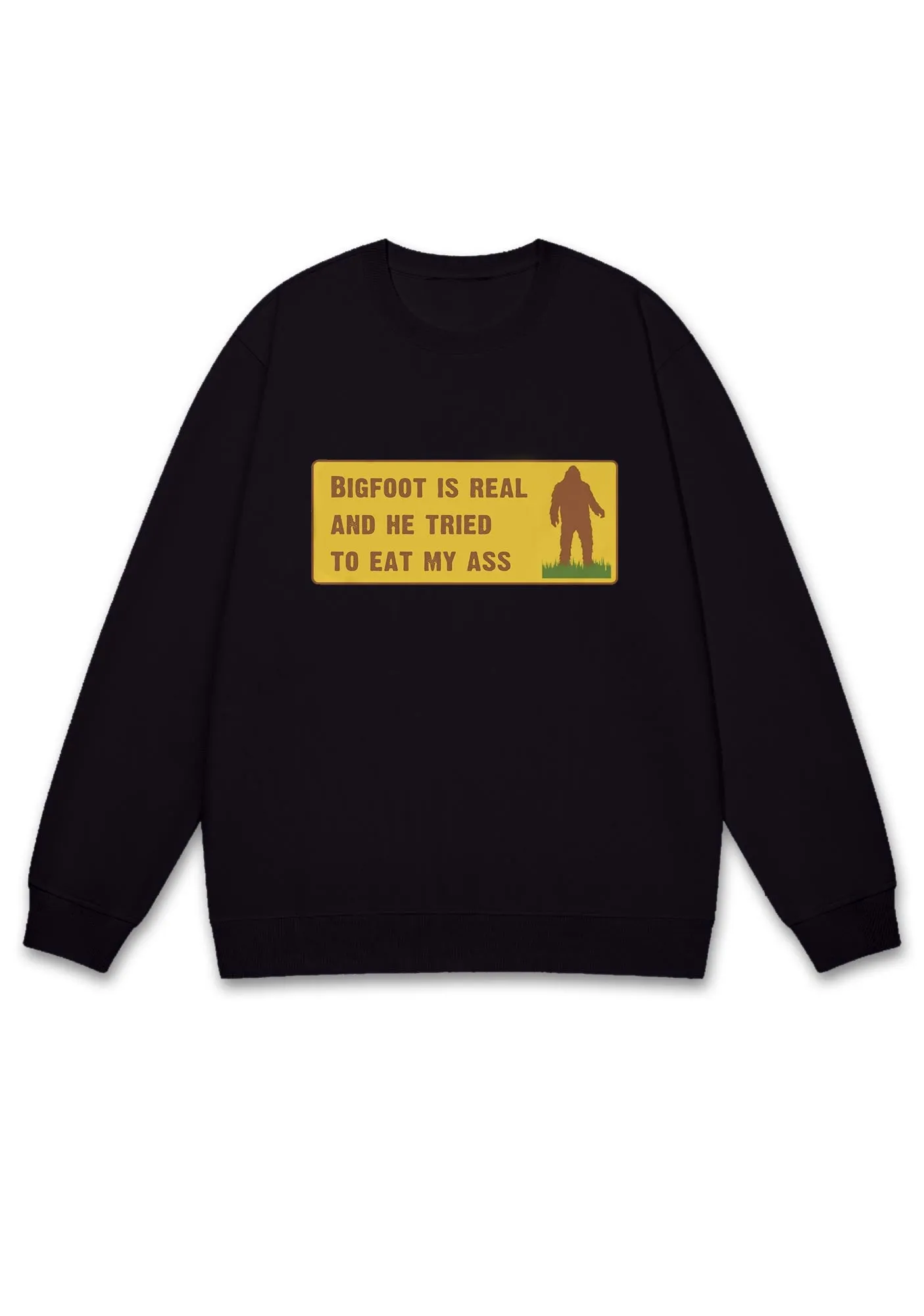 Bigfoot Is Real Y2K Sweatshirt