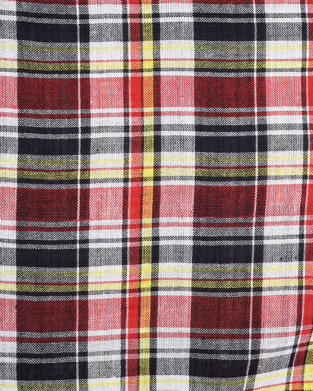 Black Red Bleeding Madras Checks