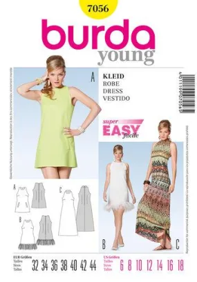 Burda Pattern 7056 Dress