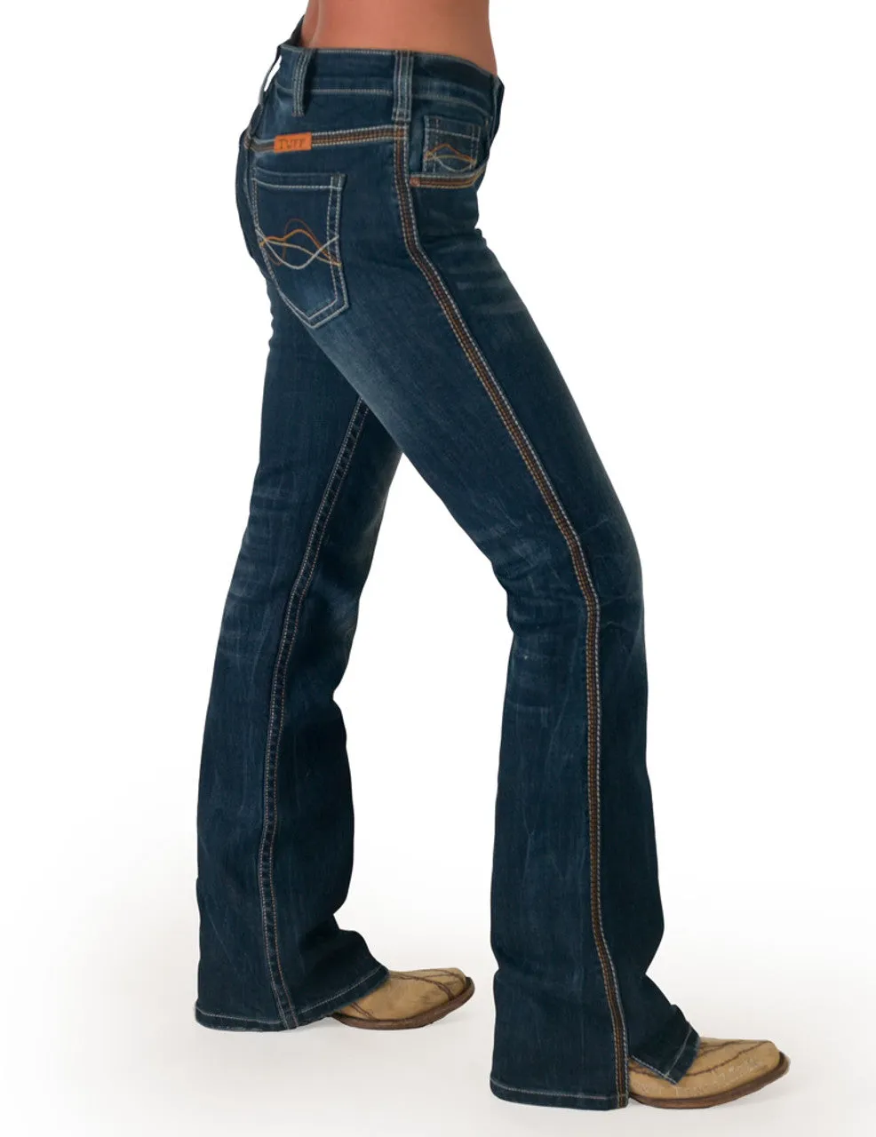 Cowgirl Tuff Conqueror Mid Rise Jean - Conqueror