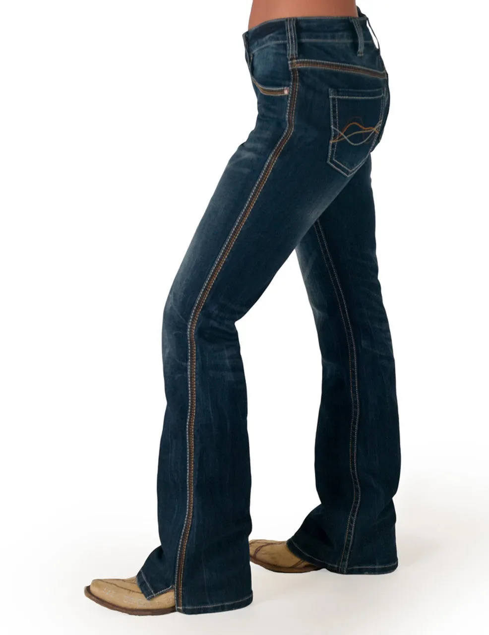 Cowgirl Tuff Conqueror Mid Rise Jean - Conqueror