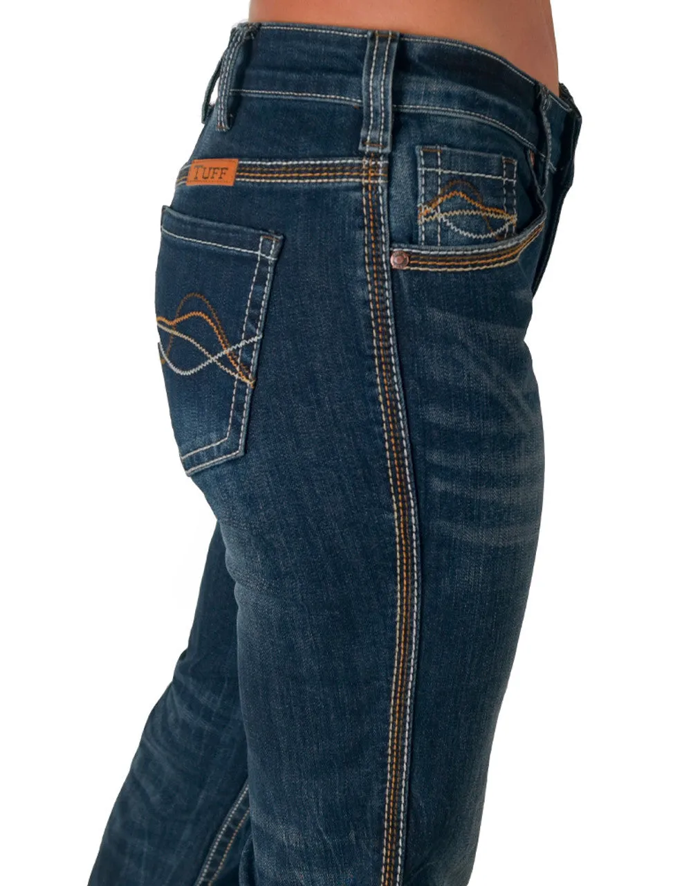 Cowgirl Tuff Conqueror Mid Rise Jean - Conqueror