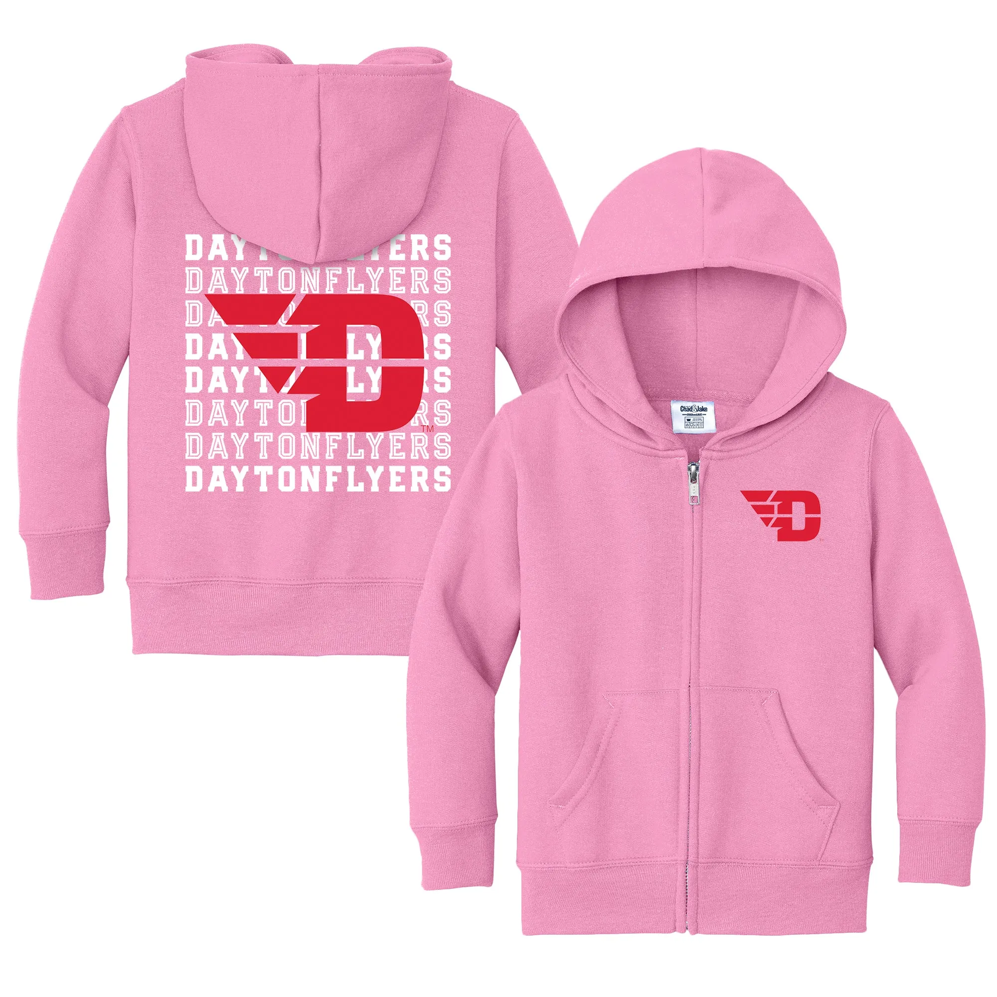 Dayton Flyers Retro Toddler Full-Zip Sweatshirt