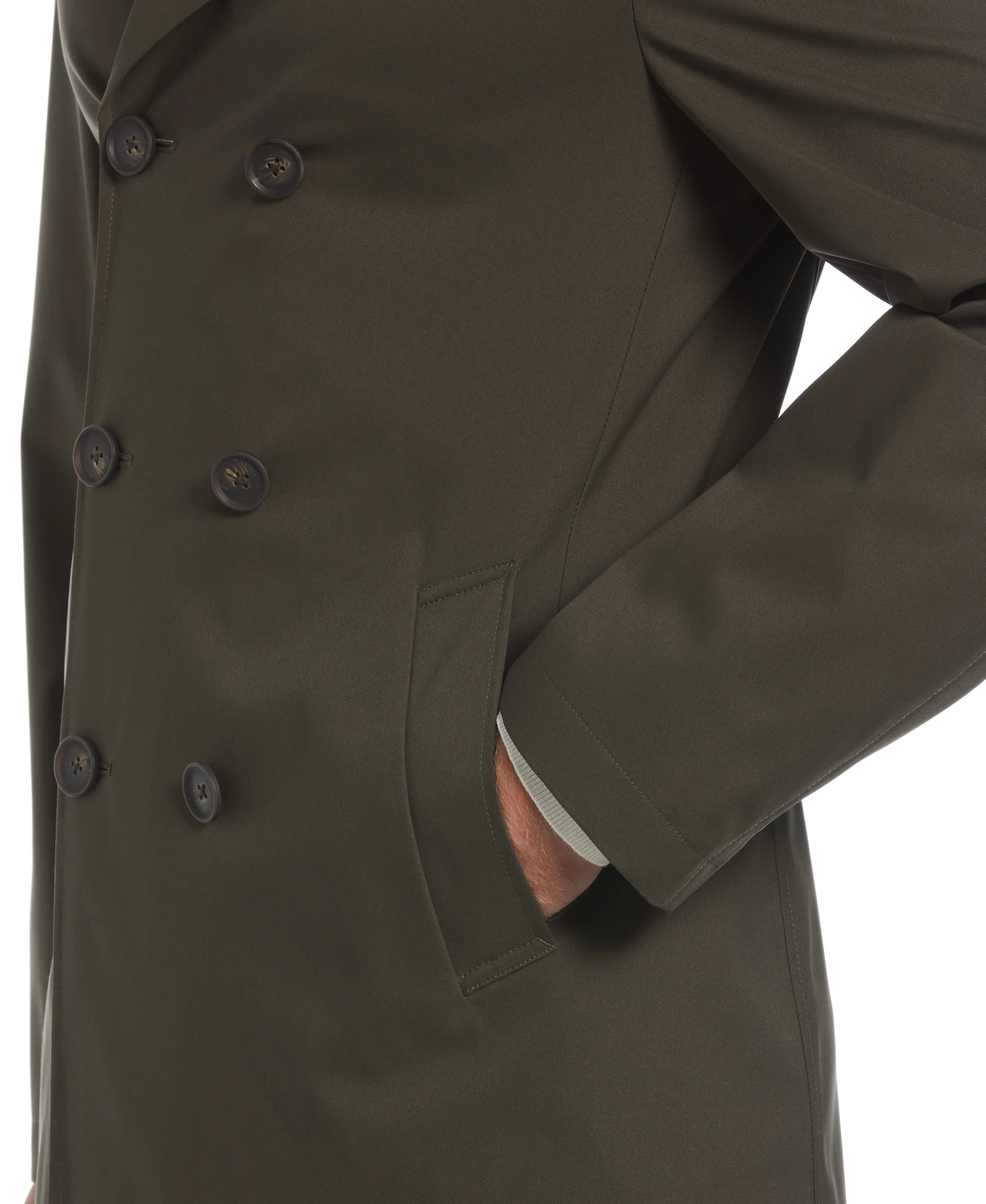 Elias All Weather Nylon Pea Coat