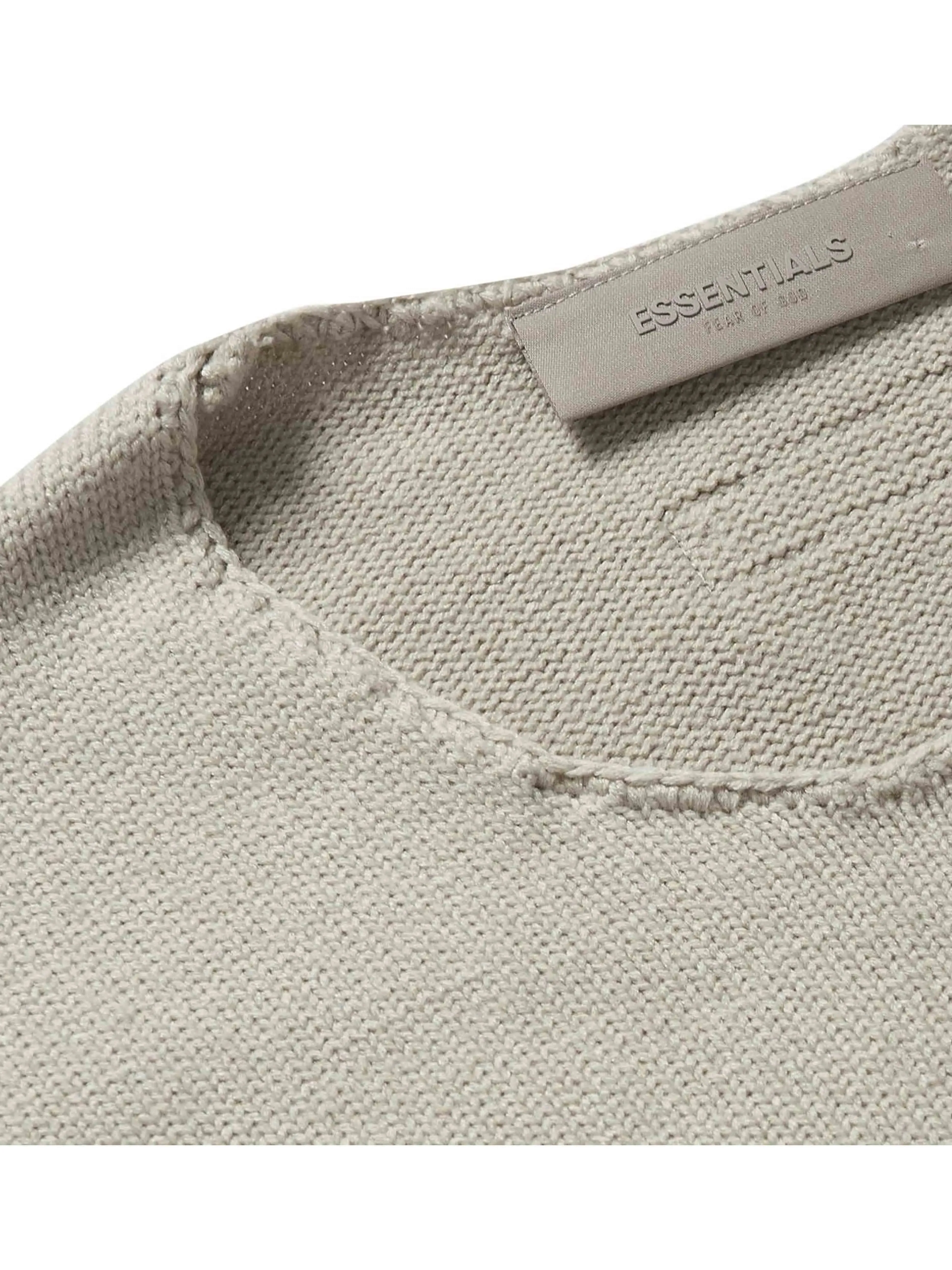 Fear of God Essentials 1977 Raw Edge Sweater Wheat [SS22]