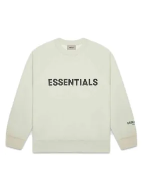 Fear Of God Essentials 3D Silicon Applique Crewneck Sage [FW20]