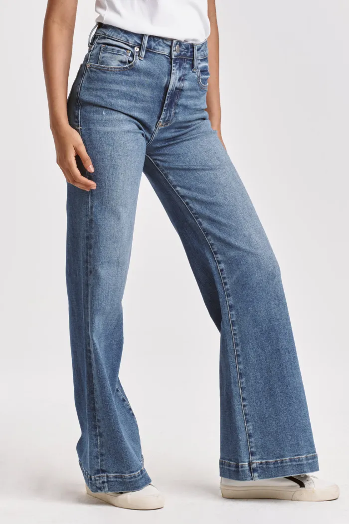 Fiona National Super High Rise Wide Leg Jeans