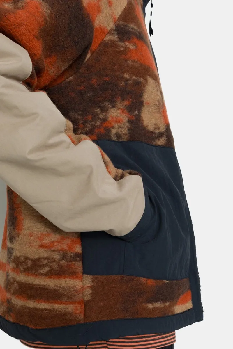 Folk Signal Fleece (Rust Multi Jacquard)