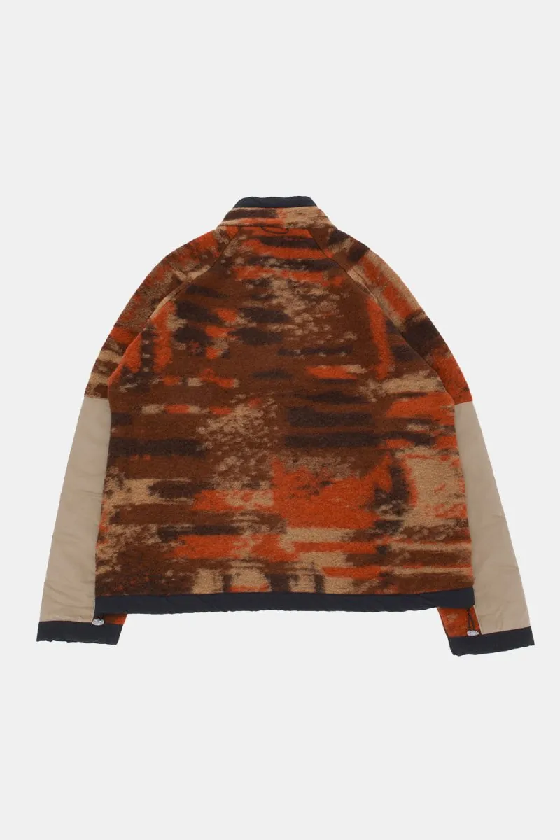 Folk Signal Fleece (Rust Multi Jacquard)