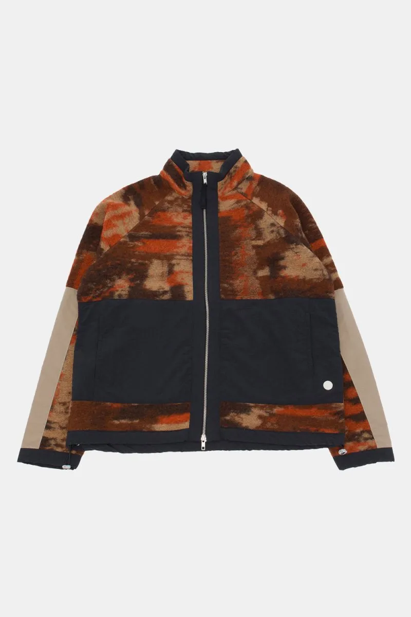 Folk Signal Fleece (Rust Multi Jacquard)