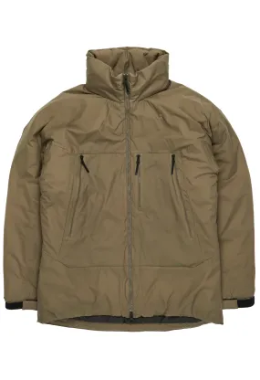 Goldwin Men's GORE-TEX WINDSTOPPER Puffy Mil Jacket - Taupe Grey