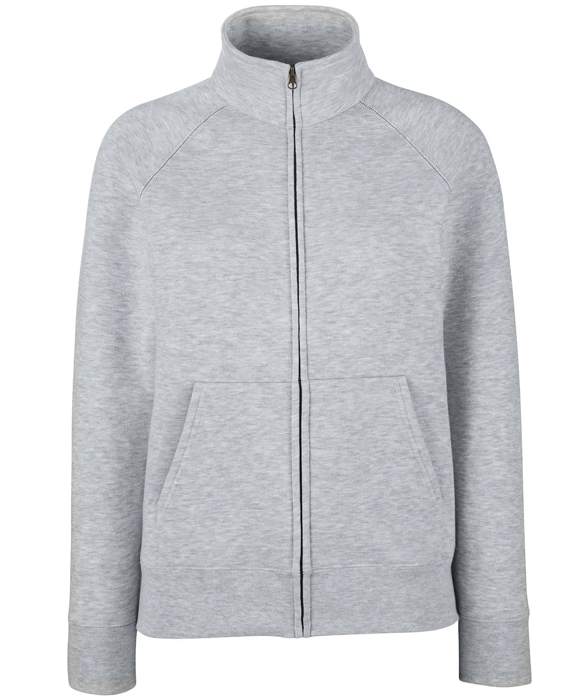 Heather Grey - Women's premium 70/30 sweatshirt jacket