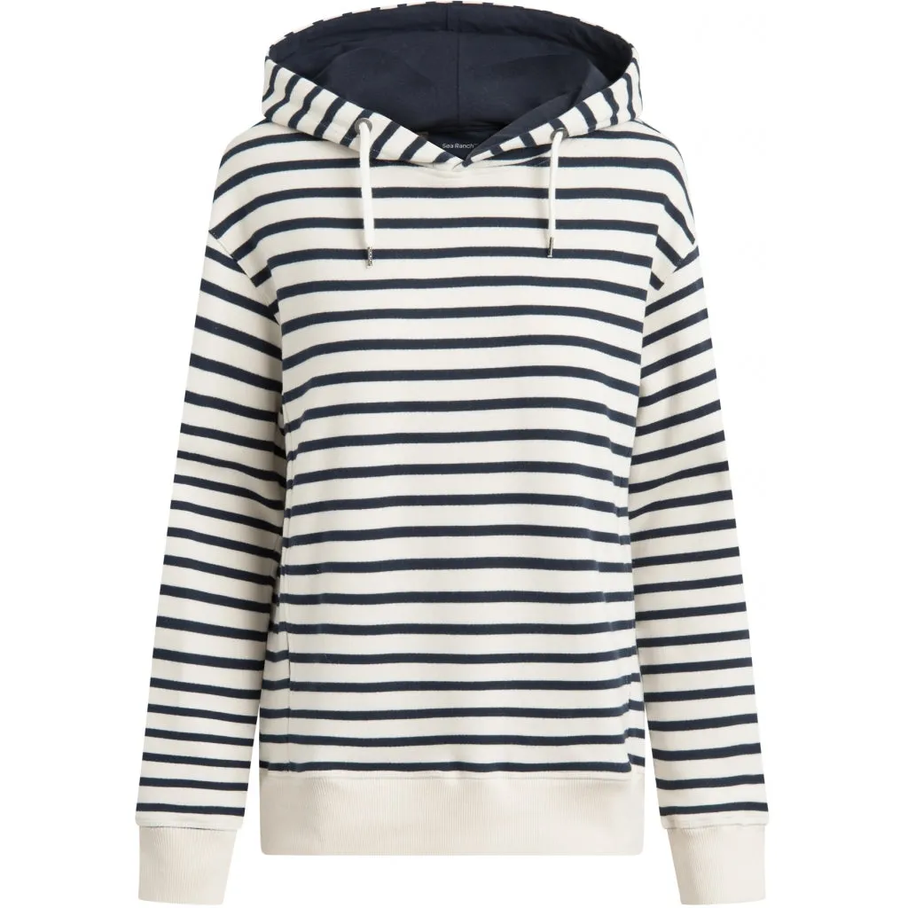 Holly Hoodie Sweat - Pearl/SR Navy