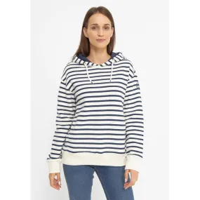 Holly Hoodie Sweat - Pearl/SR Navy