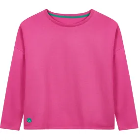 Hot Pink Unisex Boxy Sweatshirt