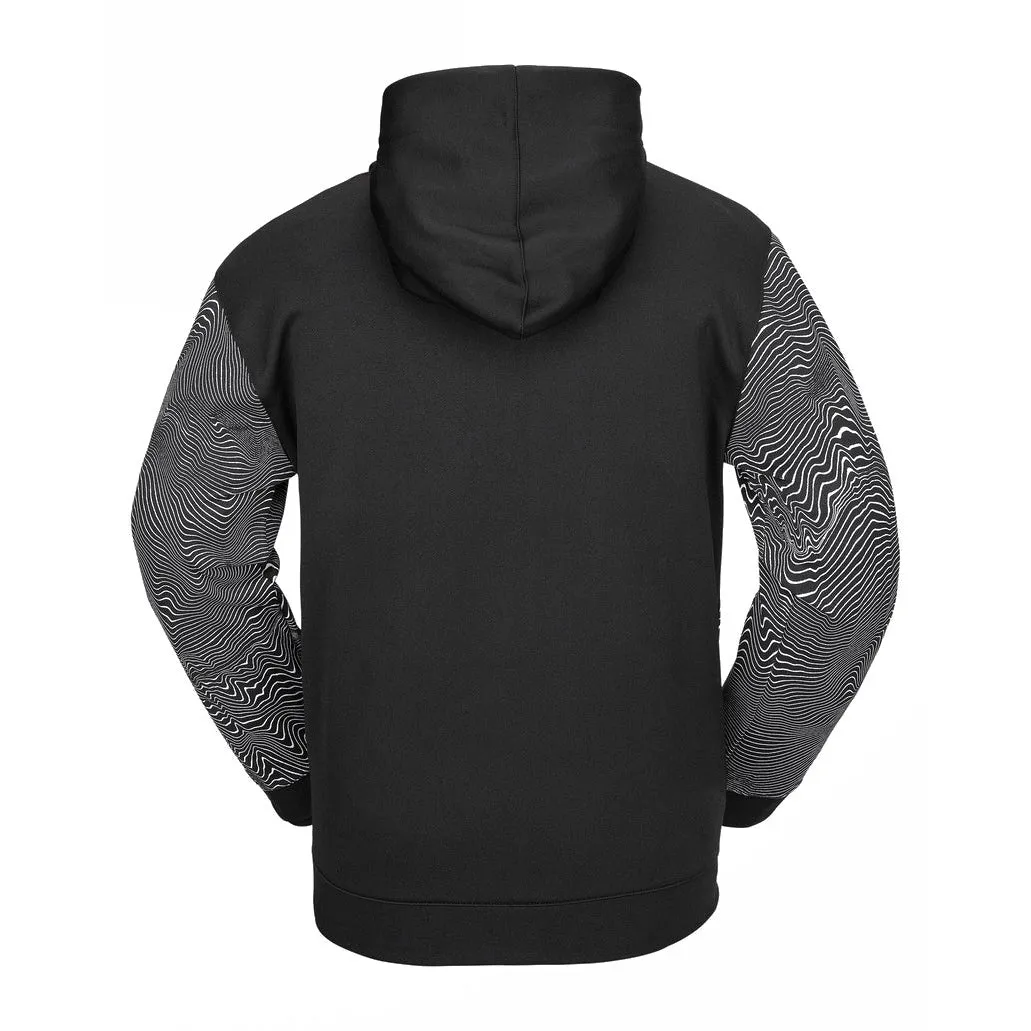 HYDRO RIDING HOODIE BLACK PRINT