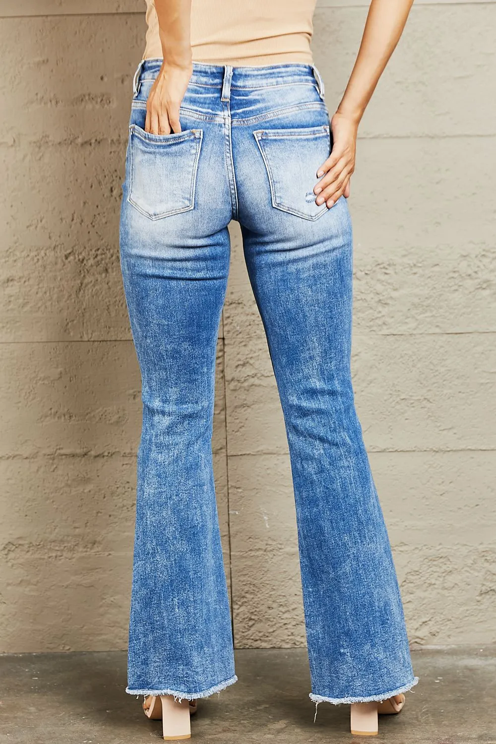 Izzie Mid Rise Bootcut Jeans