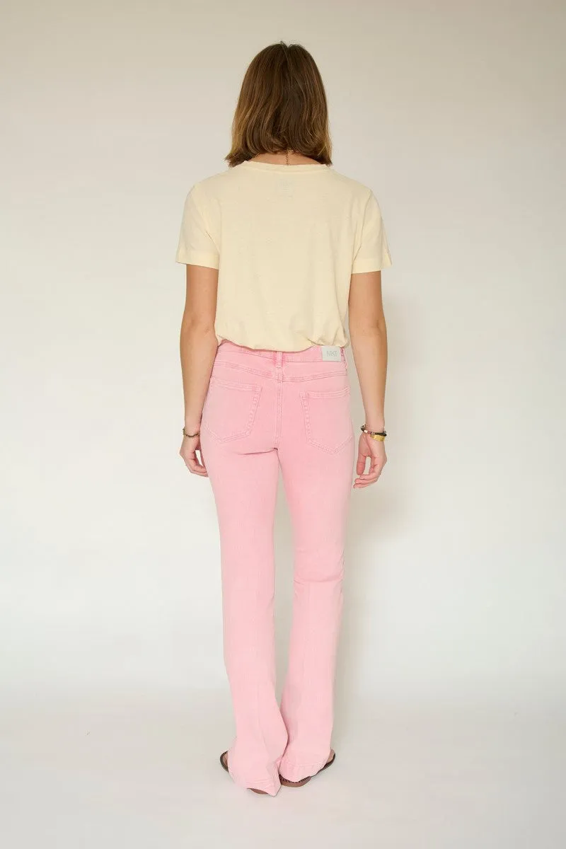 Jean The Diana Vintage Twill - Flamingo