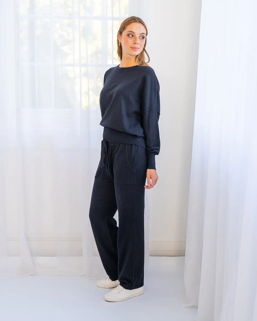 Kelsey Lounge Pant - Black