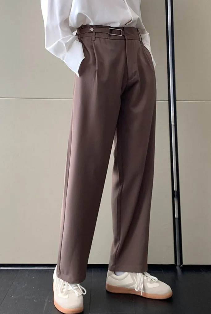 [Korean Style] 3 Colors Wide Straight Pants