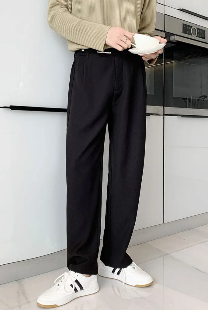 [Korean Style] 3 Colors Wide Straight Pants