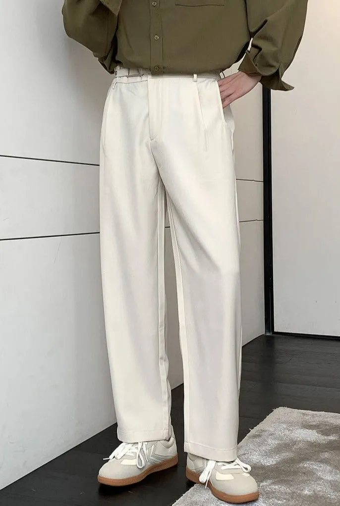 [Korean Style] 3 Colors Wide Straight Pants