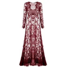 Lace Boho Gown