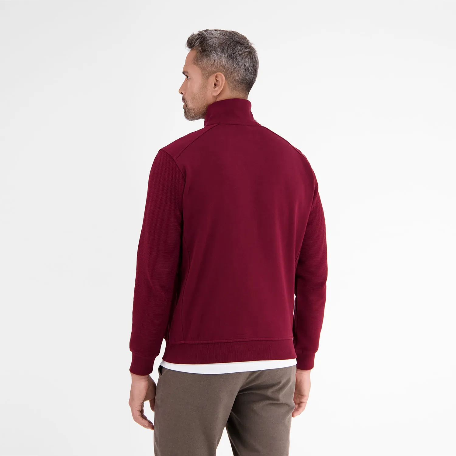 Lerros 1/4 Zip Polo Sweatshirt 4462 R