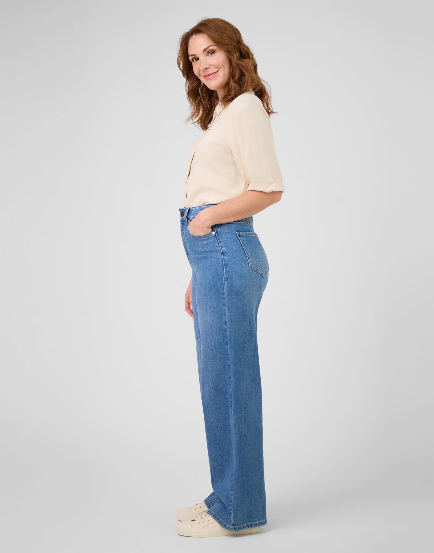 LILY WIDE LEG JEANS / RIO