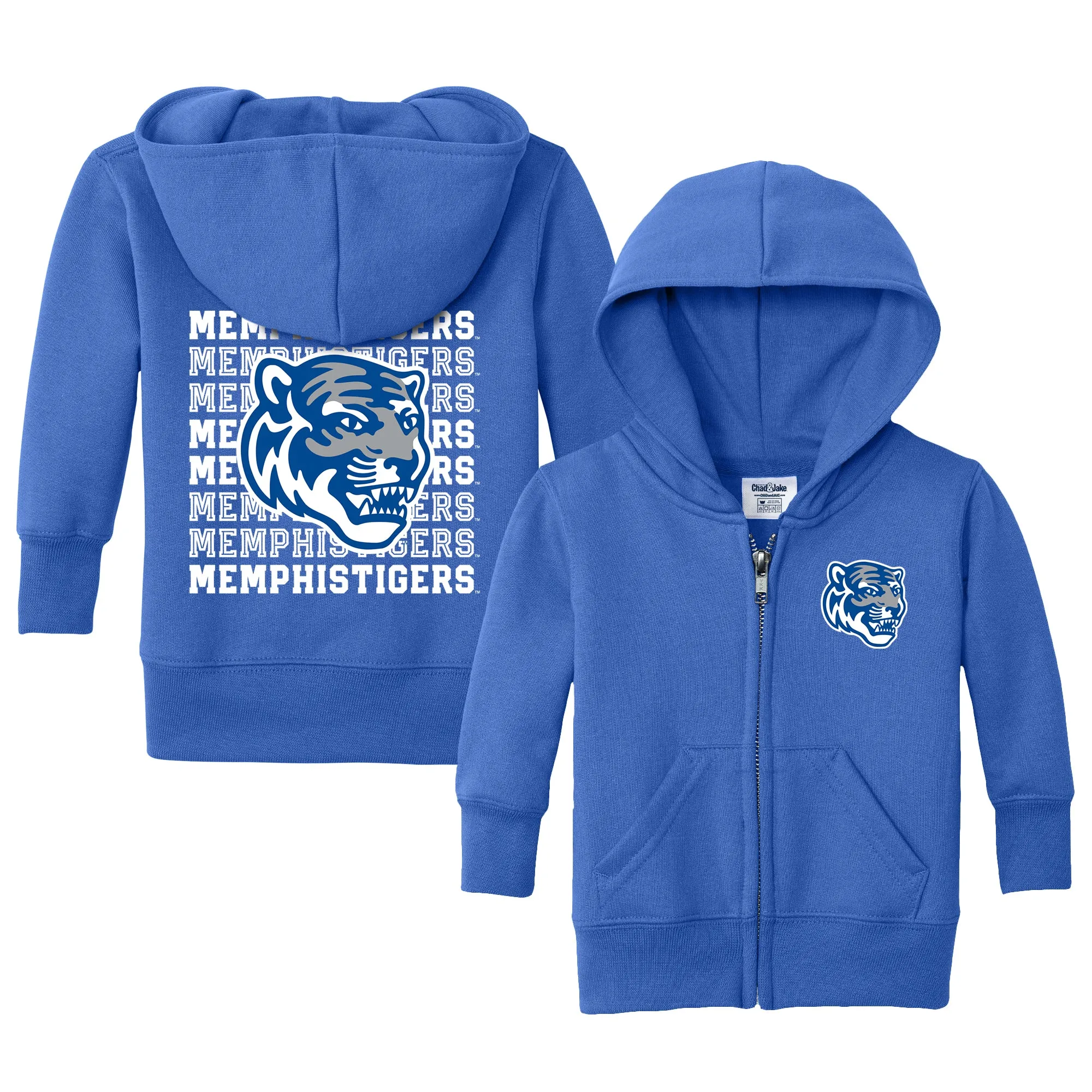 Memphis Tigers Retro Infant Full-Zip Sweatshirt