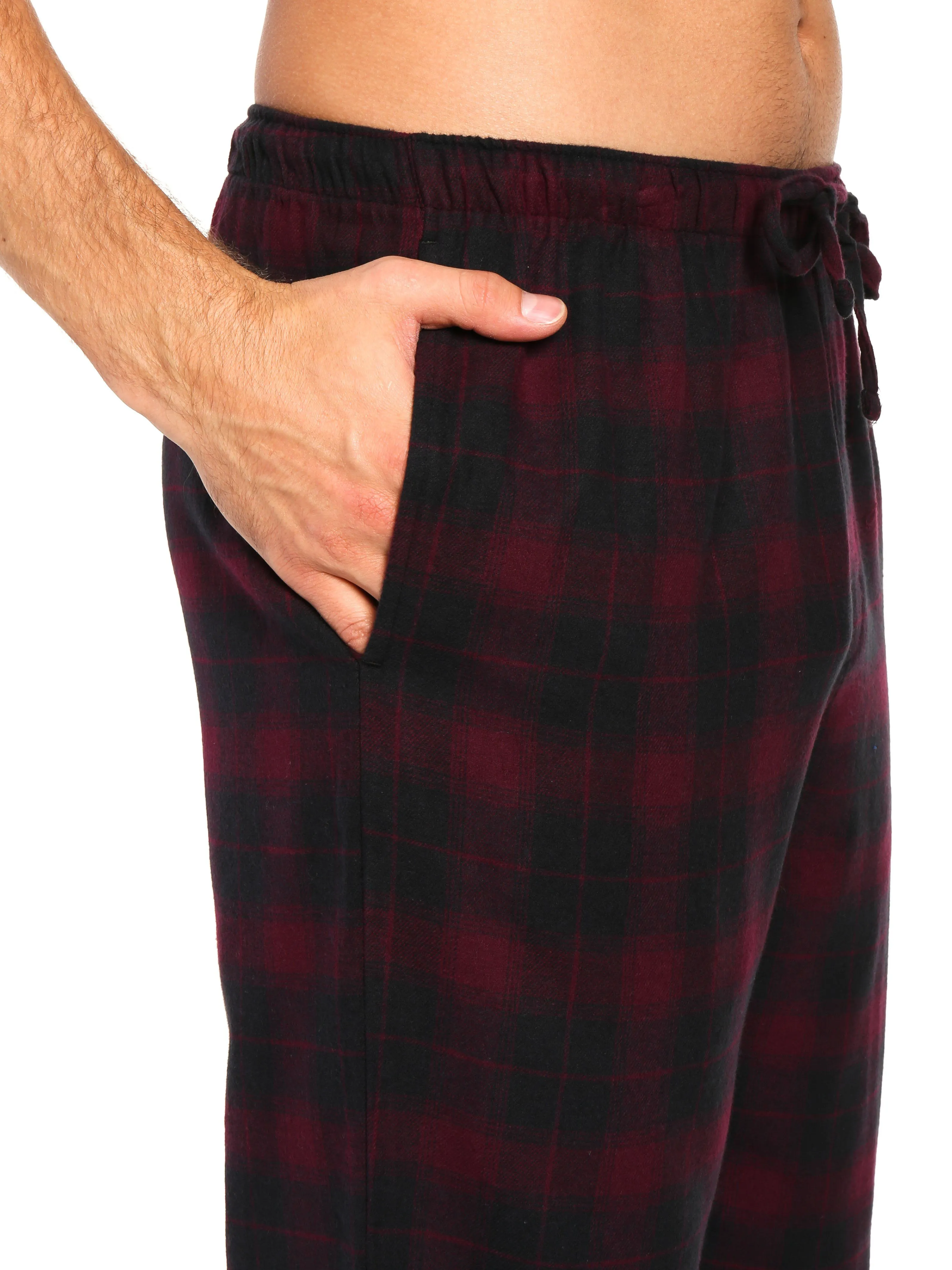 Men's 100% Cotton Flannel Lounge Pants