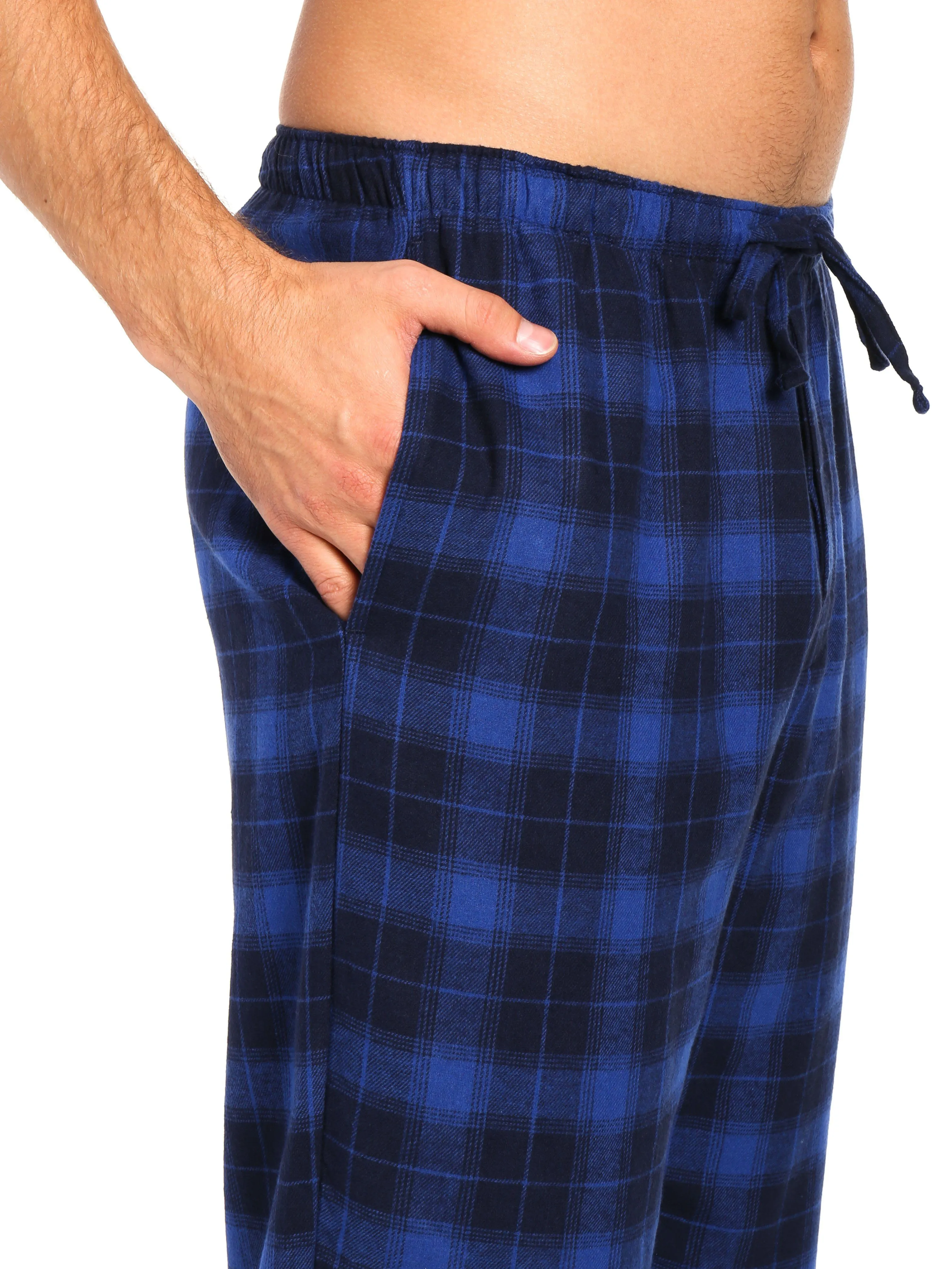 Men's 100% Cotton Flannel Lounge Pants