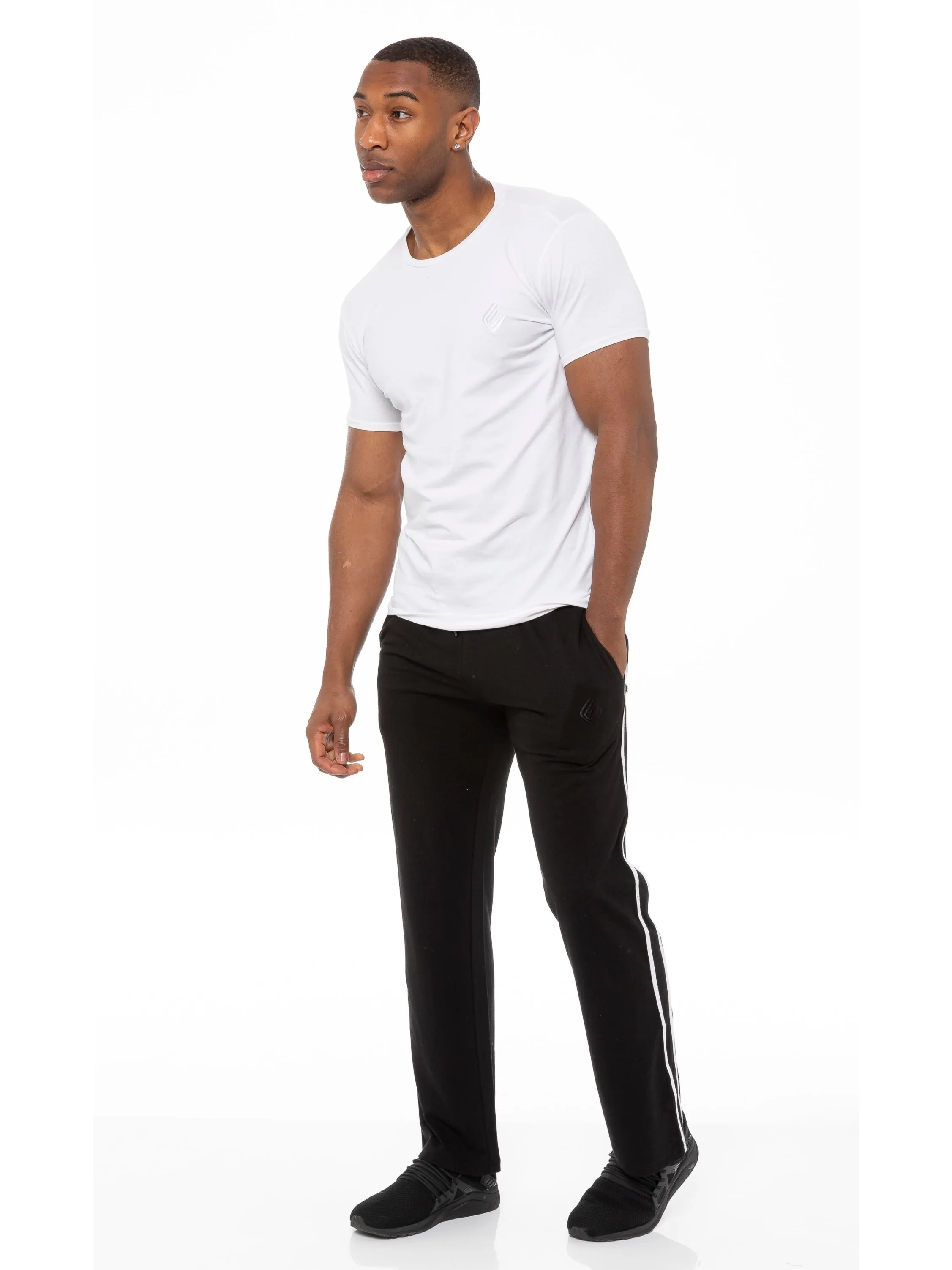 Mens Casual Striped Pyjama Lounge Pants | ENZO Designer Menswear