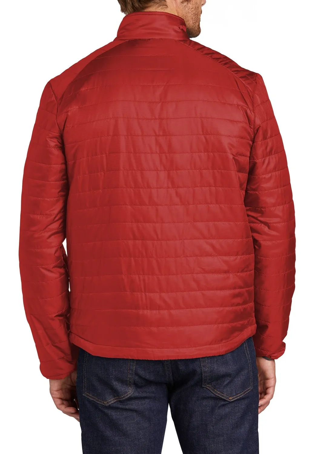 Men's Full-Zip Packable Water-Resistant Puffy Jacket