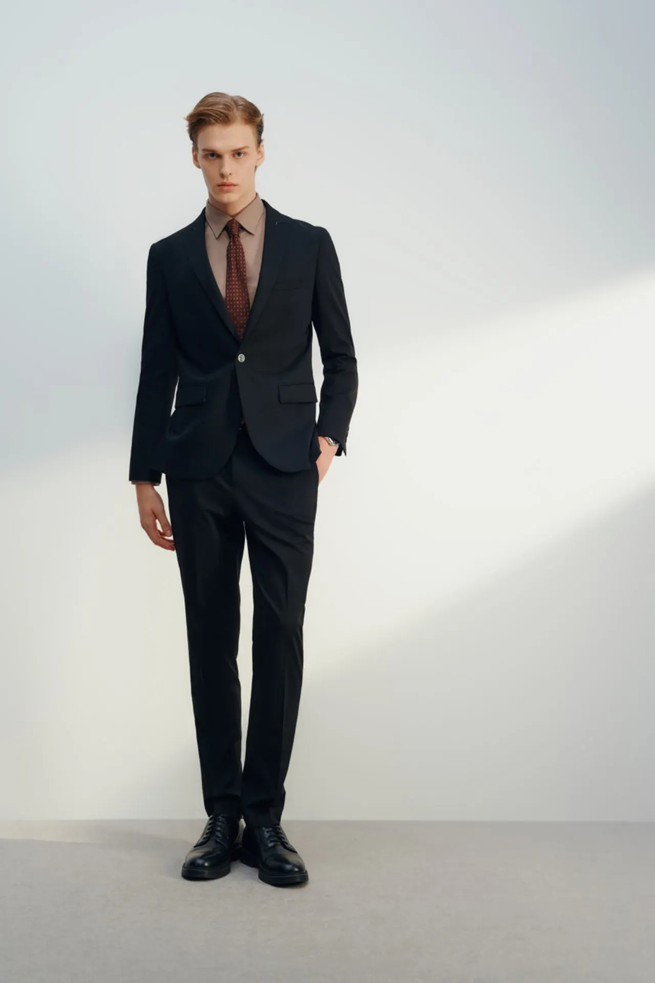 Multi-Way Stretch Smart Fit Twill Suit Pants