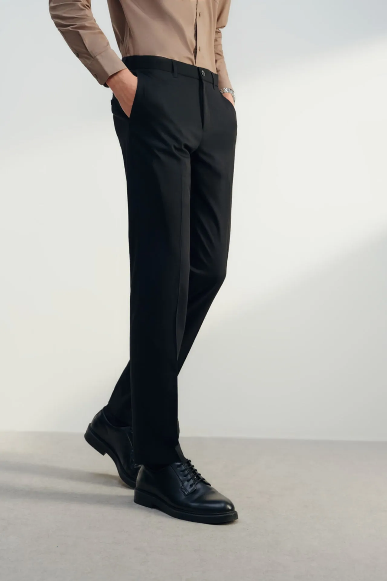 Multi-Way Stretch Smart Fit Twill Suit Pants