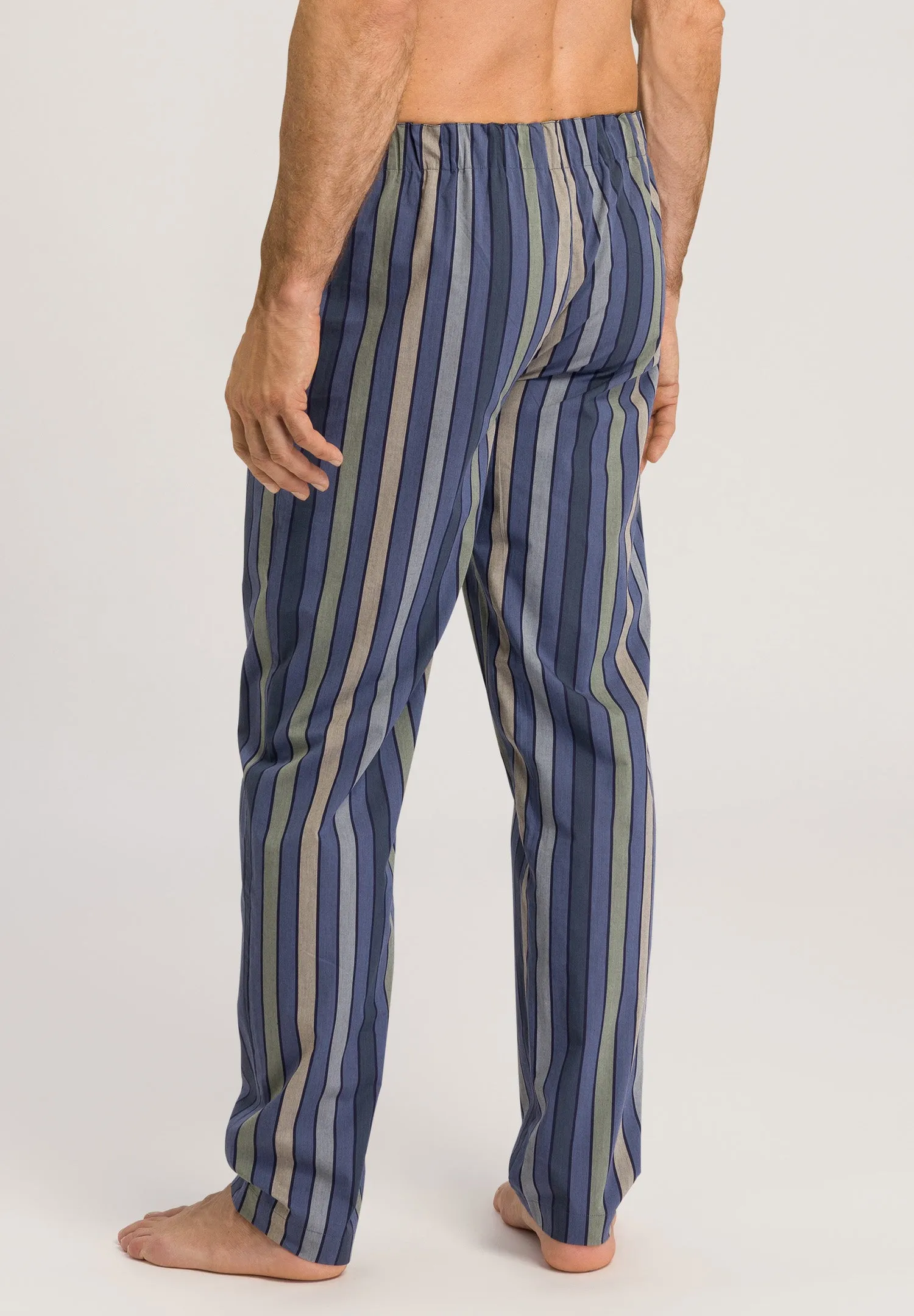 Night And Day Cotton Woven Drawstring Pants | Everblue Stripe 75436-2384