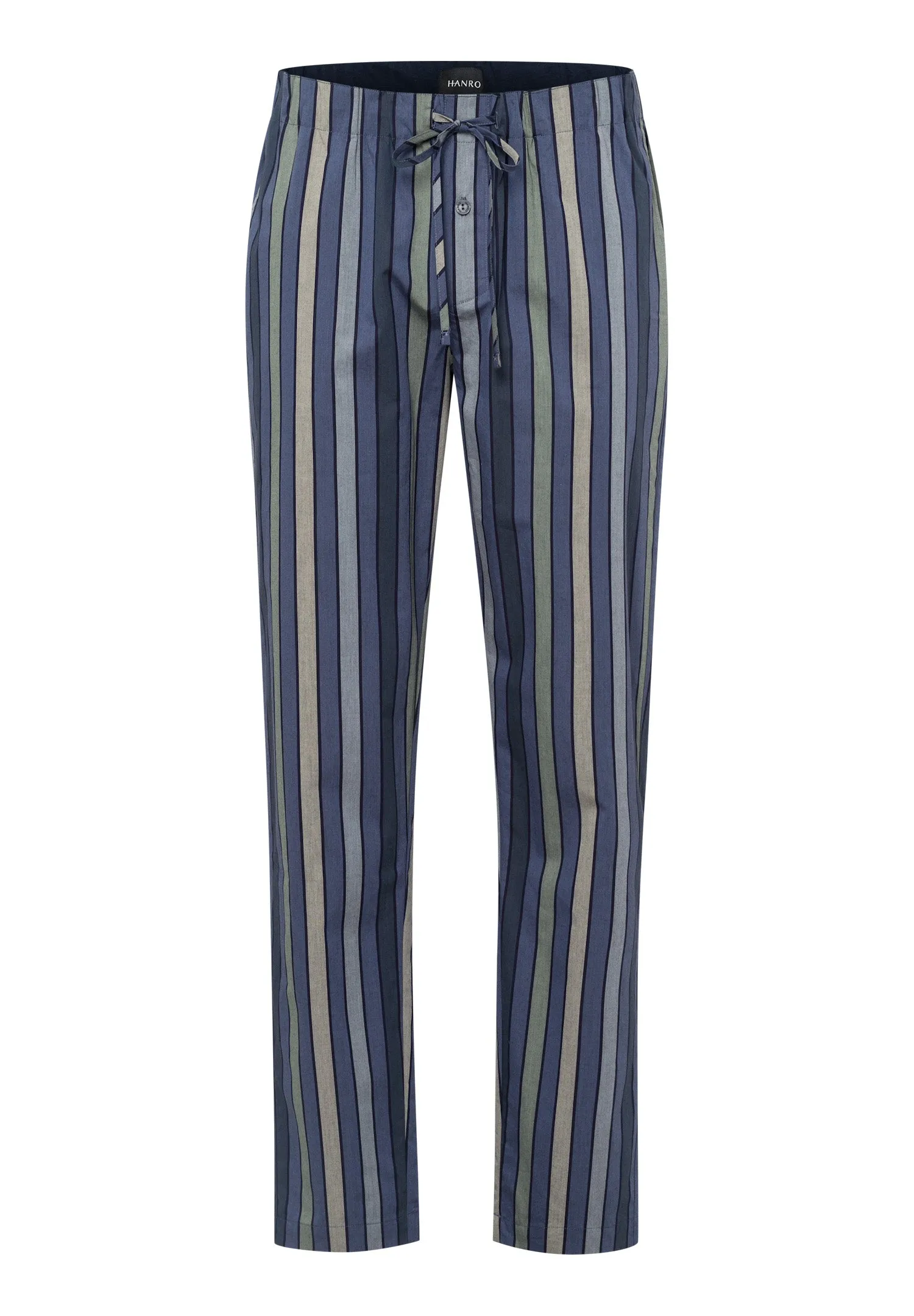 Night And Day Cotton Woven Drawstring Pants | Everblue Stripe 75436-2384