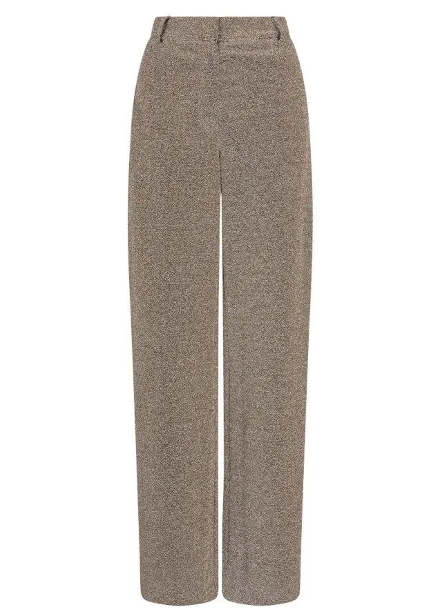 NOEMIA LUREX PANTS | CHAMPAGNE