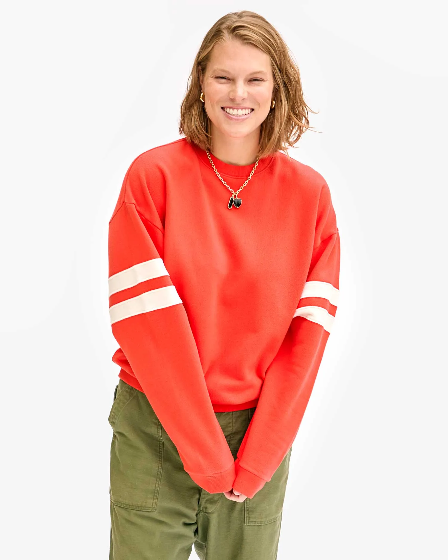 Oversized Varsity Sweatshirt