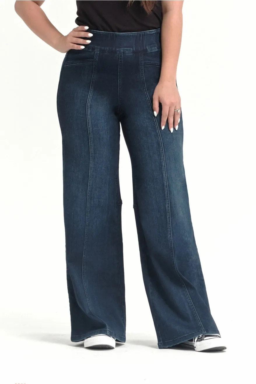 Petite Wide Leg Jean w/ Tummy Control