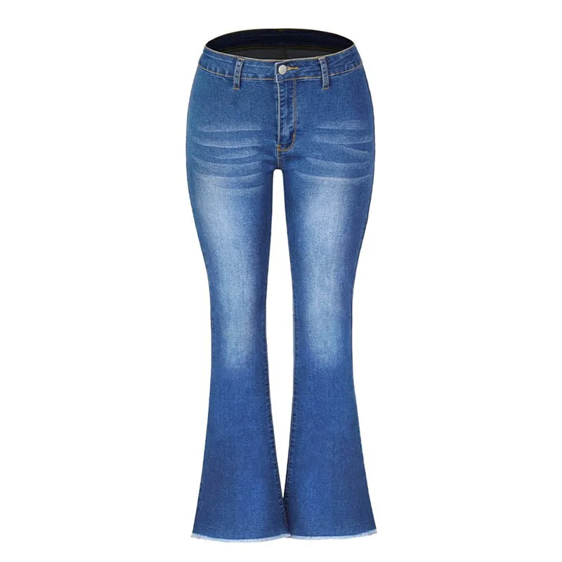 Retro Vibe Wide Leg Denim Pants for Women