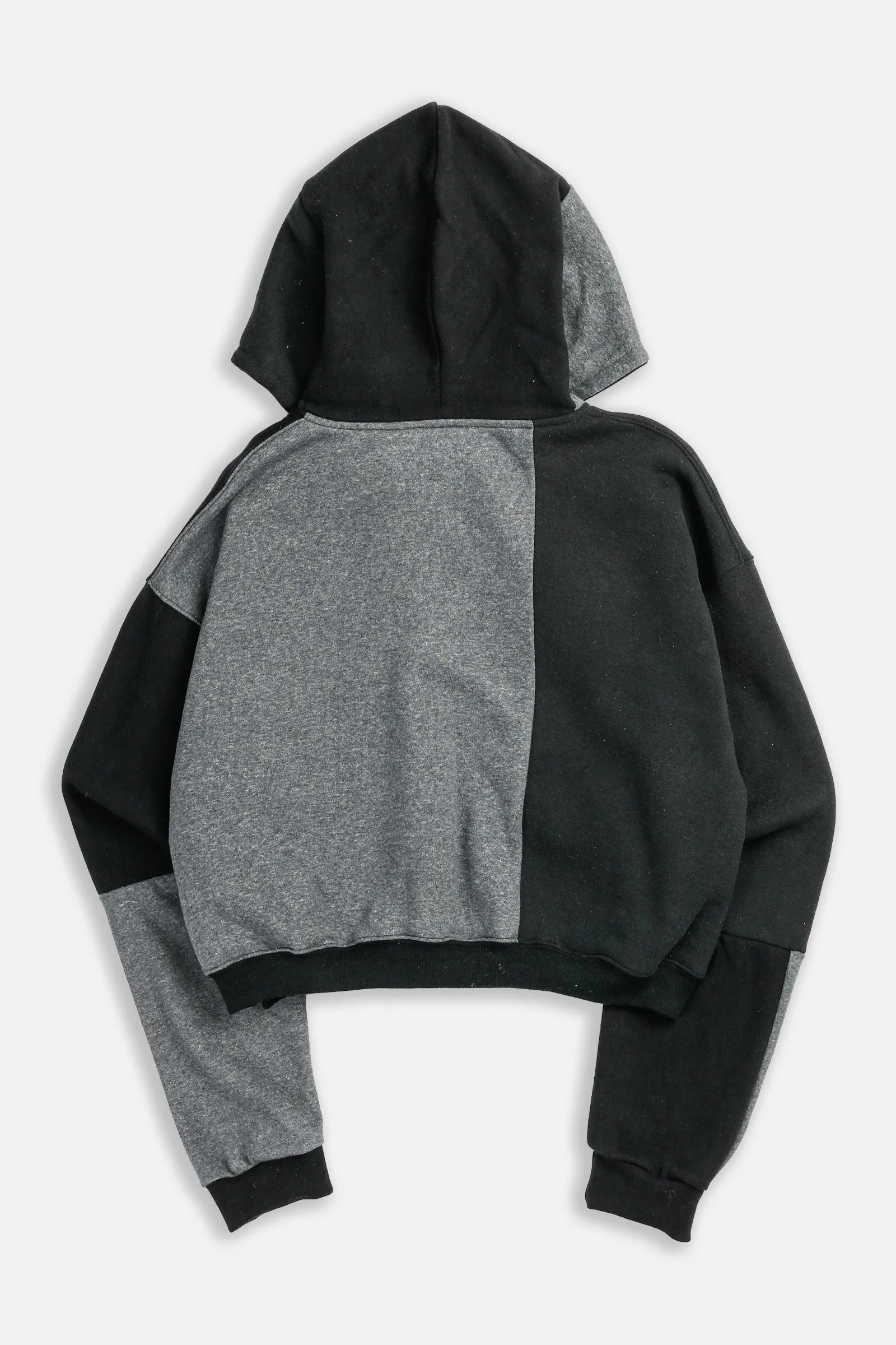 Rework Adidas Crop Zip Hoodie - L